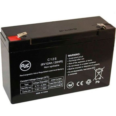 BATTERY CLERK AJC®  Power-Sonic PS-6100-F2 Sealed Lead Acid - AGM - VRLA Battery POWER-SONIC-PS-6100-F2